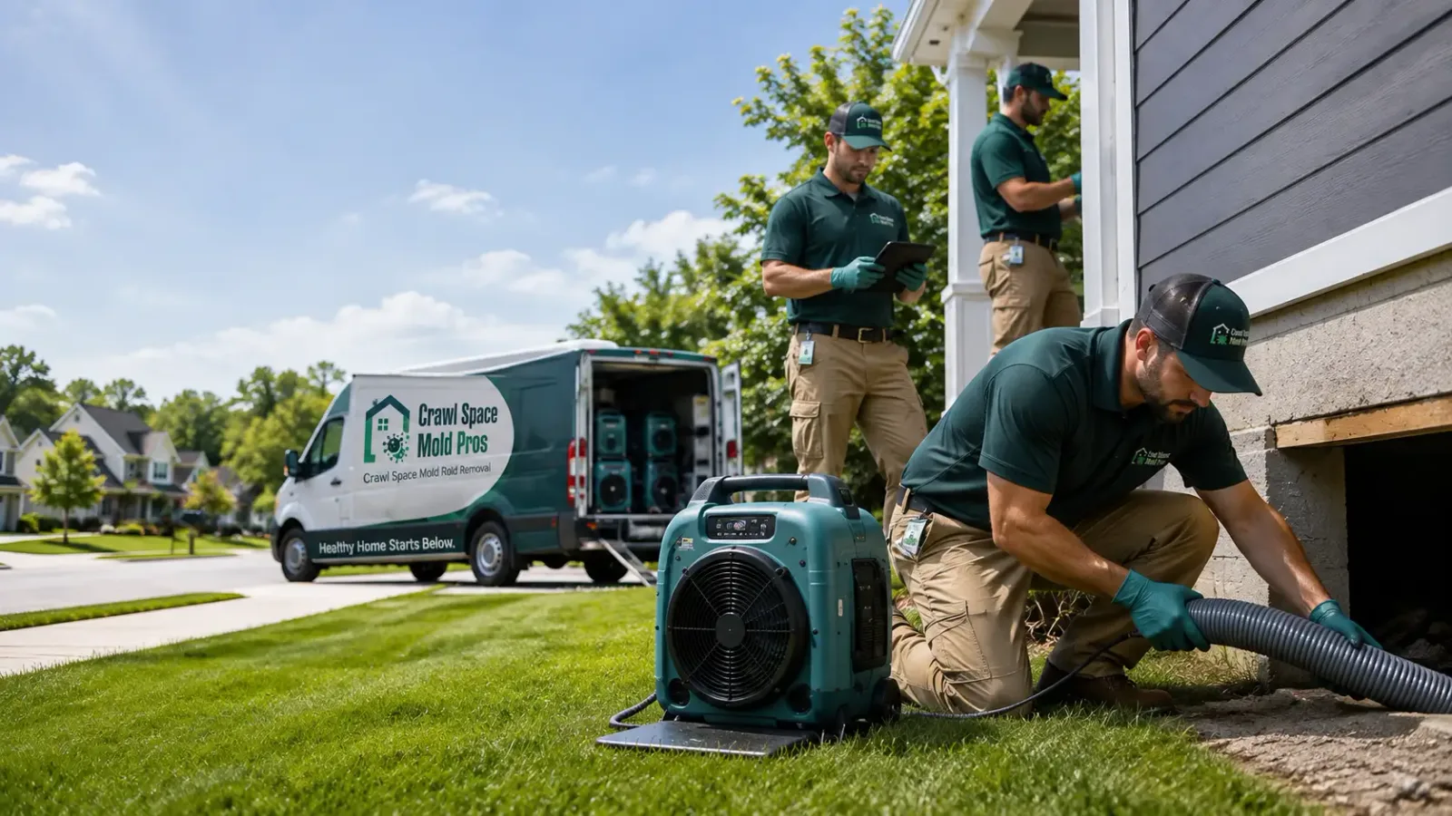 Crawl Space Mold Removal in Mazomanie, WI